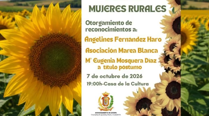 Estepa entrega hoy sus reconocimientos a las Mujeres Rurales