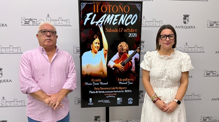El Otoño Flamenco regresa a Antequera el próximo 17 de octubre
