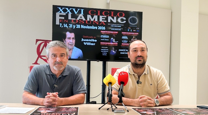 Osuna dedica su XXVI Ciclo Flamenco a Juanito Villar
