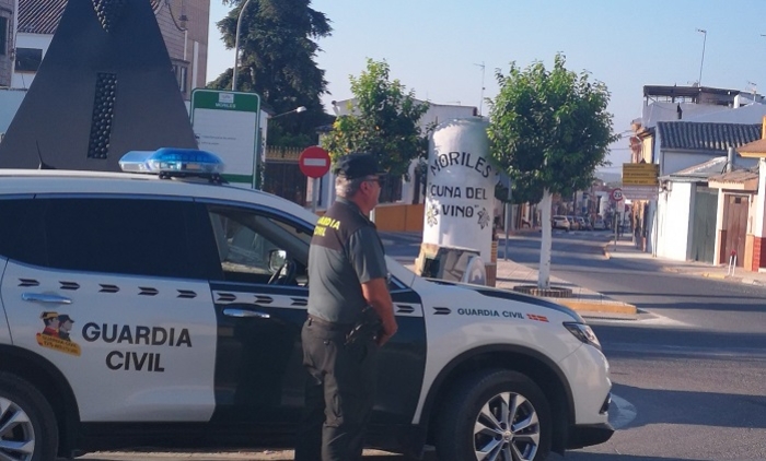 La Guardia Civil detiene en Moriles a un vecino como presunto autor de un delito de robo con violencia