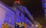 Incendio en un trastero de la calle Catalina Marín de Lucena.