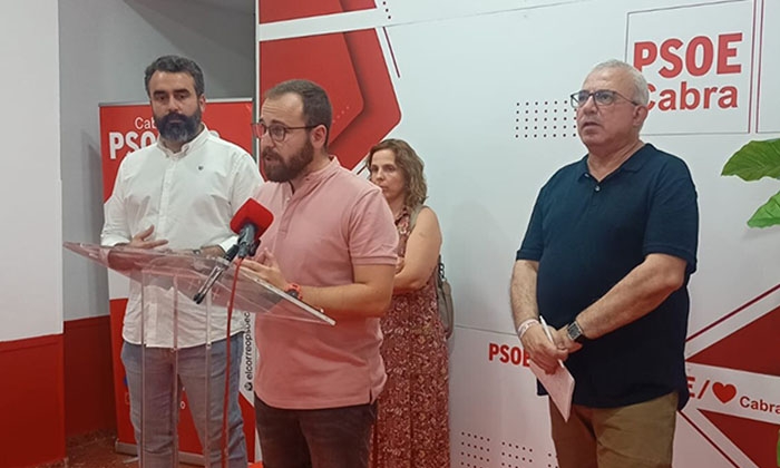 Comparecencia del PSOE de Cabra.