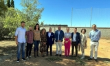 Sierra de Yeguas arranca el compromiso de Diputación para financiar el nuevo pabellón cubierto