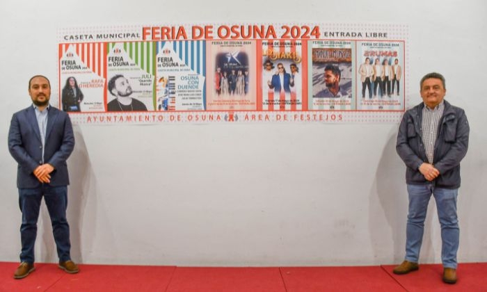 Los Yakis, Manuel Muñoz y Brumas actuarán en la Feria de Mayo de Osuna
