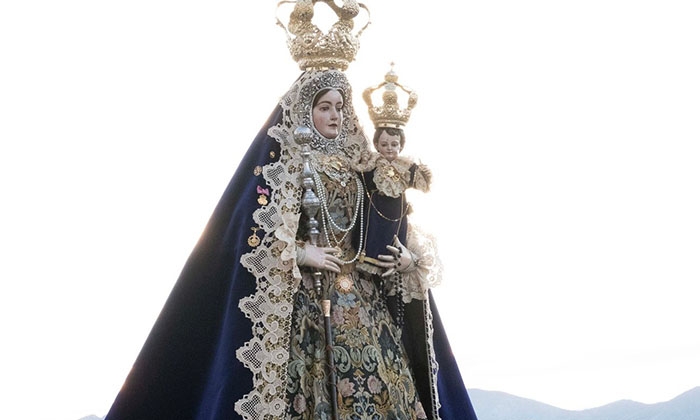 La Virgen de Araceli de Lucena será trasladada a San Mateo en andas por 130 hermanos y representantes de cofradías