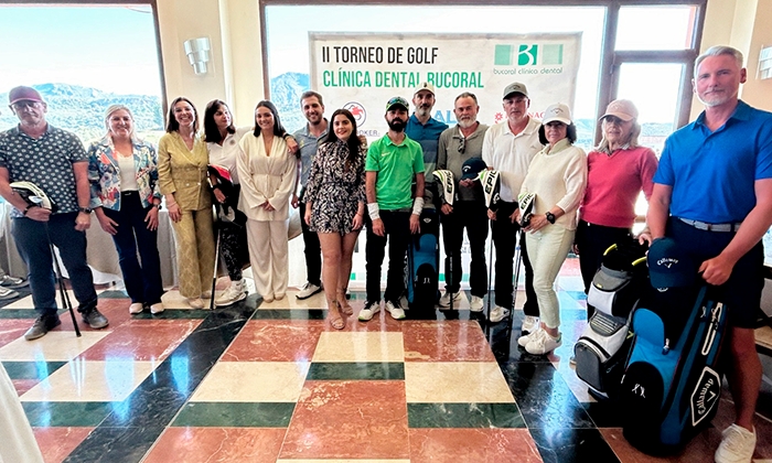 El II Torneo de Golf Clínica Dental Bucoral se celebra con 75 participantes
