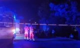Incendio en la noche del s&aacute;bado en Cabra.