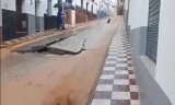 Graves inundaciones en Fern&aacute;n N&uacute;&ntilde;ez por la rotura de un colector en plena tromba de agua