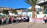 Multitudinaria protesta en Villanueva de la Concepci&oacute;n por los recortes en educaci&oacute;n especial