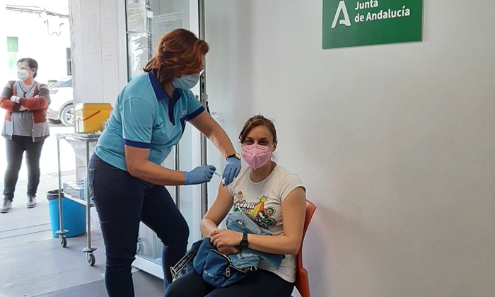 Vacunación en el área sur de Córdoba.