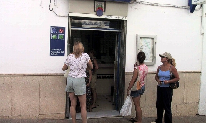 El segundo premio de la Lotería Nacional, vendido en la calle Empedrada de Archidona