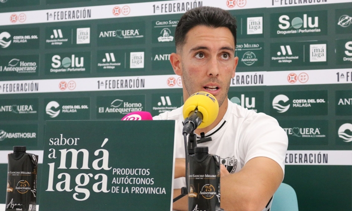 Javi Medina: "La din&aacute;mica es buena, hay que aprovecharla"