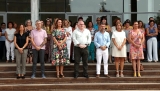 Minuto de silencio en la Diputación de Málaga por el crimen machista de Humilladero