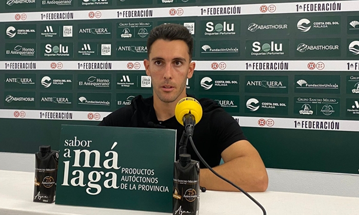 Javi Medina: "Me voy contento aunque hayamos conseguido solo un empate"