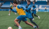 Manu Molina en un entrenamiento del Ciudad de Lucena
