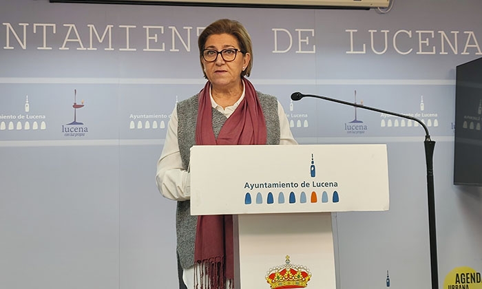 Charo Valverde, concejala de Urbanismo de Lucena.