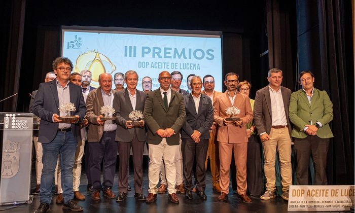La DOP 'Aceite de Lucena' fortalece el desarrollo y la sostenibilidad en la entrega de sus terceros premios
