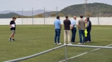 En marcha las obras en el campo de fútbol La Pajarita de Archidona