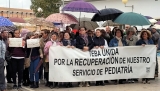 Pitada de los vecinos de Teba hasta Campillos para pedir la recuperación de todas las horas de pediatría