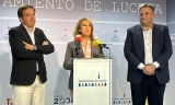 Aurelio Fern&aacute;ndez, Ana Mar&iacute;a L&oacute;pez y &Aacute;ngel Novillo.