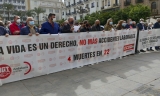 Concentración de los sindicatos en Córdoba.
