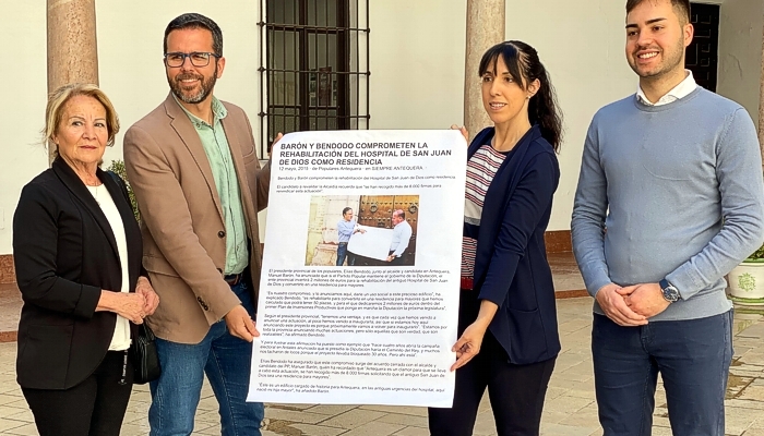 El PSOE de Antequera recuerda el incumplimiento del PP de construir una residencia en San Juan de Dios