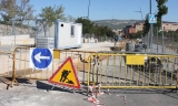 Obras de saneamiento en la zona oeste de Lucena.