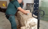 Pilar recuperado por el Instituto Armado.
