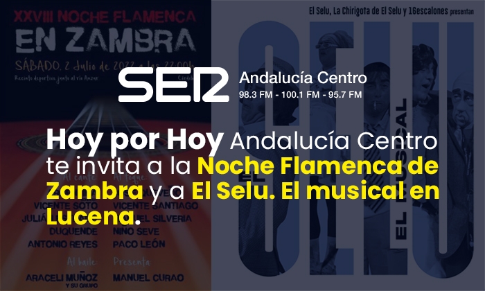Hoy por Hoy Andalucía Centro te invita a estos eventos