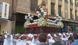 La Pollinita, el Domingo de Ramos, en Lucena.