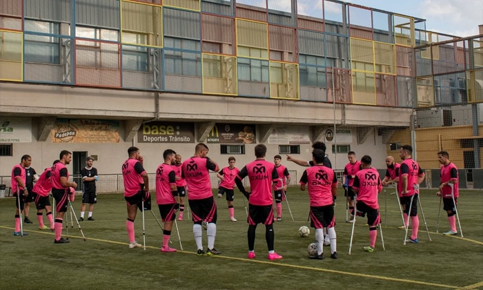 El Flamencos Amputados Sur se prepara para jugar la Champions League cerca de casa