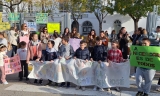 Aulas vac&iacute;as en el CEIP San Jos&eacute; de La Puebla de Cazalla para pedir una educaci&oacute;n inclusiva real