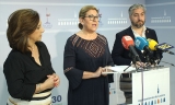 Araceli Rodr&iacute;guez, Charo Valverde y Francisco Barbancho.