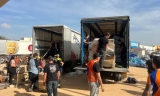 Transportes Porcel env&iacute;a varios camiones tr&aacute;iler desde Lucena con ayuda para las v&iacute;ctimas de la DANA