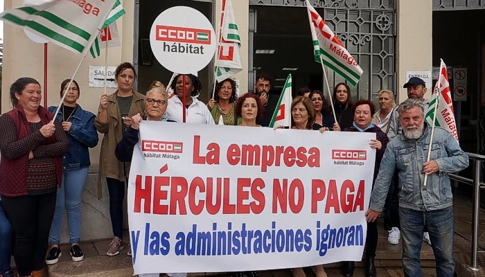 Las trabajadoras de la empresa de limpieza de los Dólmenes de Antequera denuncian que llevan medio año sin cobrar