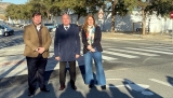 Mejoran la seguridad vial en varias calles de Antequera con elementos para reducir la velocidad