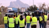 Segunda jornada de protestas de los agricultores en Antequera