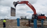 Satisfacción en la industria de Estepa por la obra de la balsa de tormentas: “Evitará problemas”