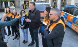 Comparecencia en la Plaza Nueva.