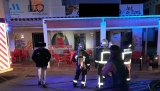 Aparatoso incendio en un bar de Humilladero con una mujer atendida por inhalaci&oacute;n de humo