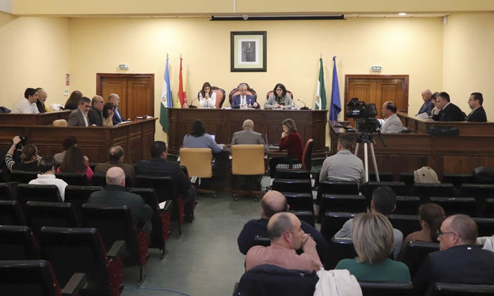 Pleno del Ayuntamiento de Lucena, en la sesión de noviembre.