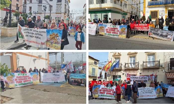 Casariche y La Roda de Andalucía se movilizan por el tren y lo reivindican para combatir la crisis climática