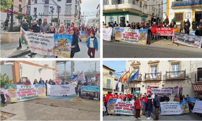 Casariche y La Roda de Andaluc&iacute;a se movilizan por el tren y lo reivindican para combatir la crisis clim&aacute;tica