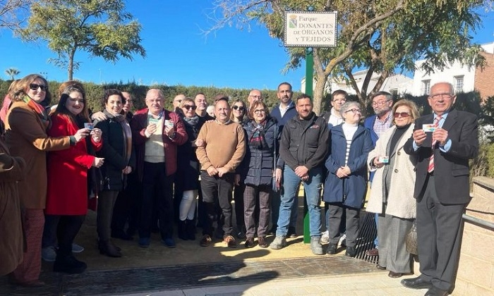Casariche inaugura el parque &lsquo;Donantes de &oacute;rganos y tejidos&rsquo;