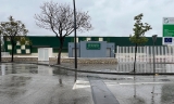 Exterior nuevo pabell&oacute;n de Lucena.
