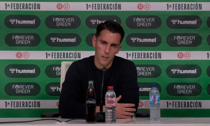 Javi Medina: "Ser l&iacute;deres ahora no tiene sentido, lo importante es lo que estamos construyendo"