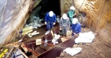 Trabajos en el yacimiento de la Cueva del Ángel de Lucena.