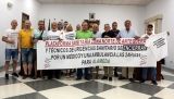 Encierro en el Ayuntamiento de Alameda para reclamar una ambulancia