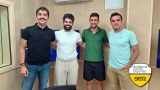 Sonrisas verdinegras en nuestra Tertulia