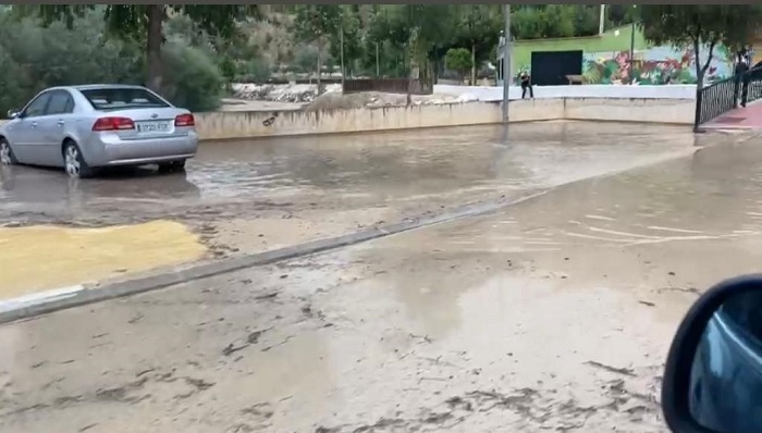 La tormenta provoca el desbordamiento del Arroyo Blanco en Jauja